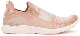 Athletic Propulsion Labs Techloom Bliss Pink Stretch-knit Sneakers