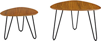 Hewson Mid-Century Hairpin Leg Nesting Coffee Table Set