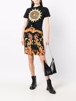 Thumbnail for your product : Gianfranco Ferré Pre-Owned 1980s Pre-Owned Baroque Print Quilted Skirt