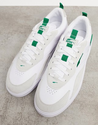 puma leather trainers