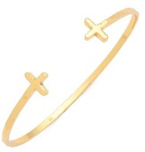 Thumbnail for your product : Gorjana Cross Over Cuff Bracelet
