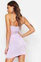 Thumbnail for your product : boohoo Corset Mesh Insert Bodycon Dress