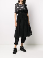 Thumbnail for your product : Comme des Garcons Pinafore Flared Dress