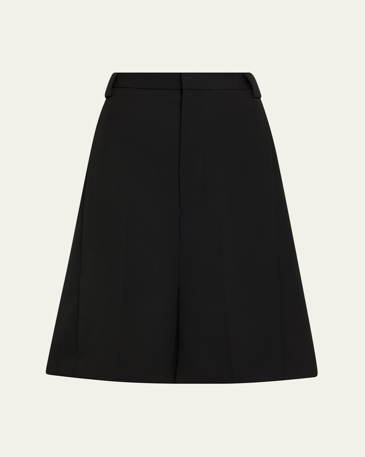 Diotima Valentine A-Line Wool Shorts