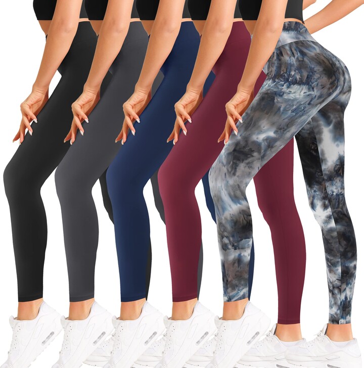 Natural Feelings High Waisted Leggings for Women Ultra Soft Stretch Opaque  Slim Yoga Leggings One Size & Plus Size - ShopStyle