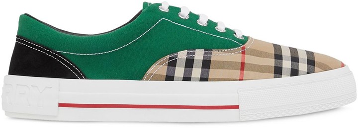 burberry colour block sneakers