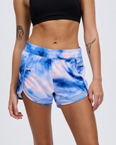 Thumbnail for your product : Gaiam Women's Blue Shorts - Woven Shorts with Mesh