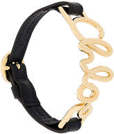 Chloé logo cuff bracelet 