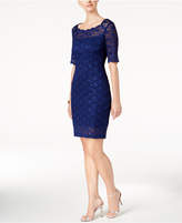 Thumbnail for your product : Connected Illusion Sequined Lace Sheath Dress
