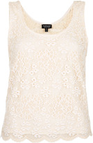 Thumbnail for your product : Topshop Scallop Lace Vest