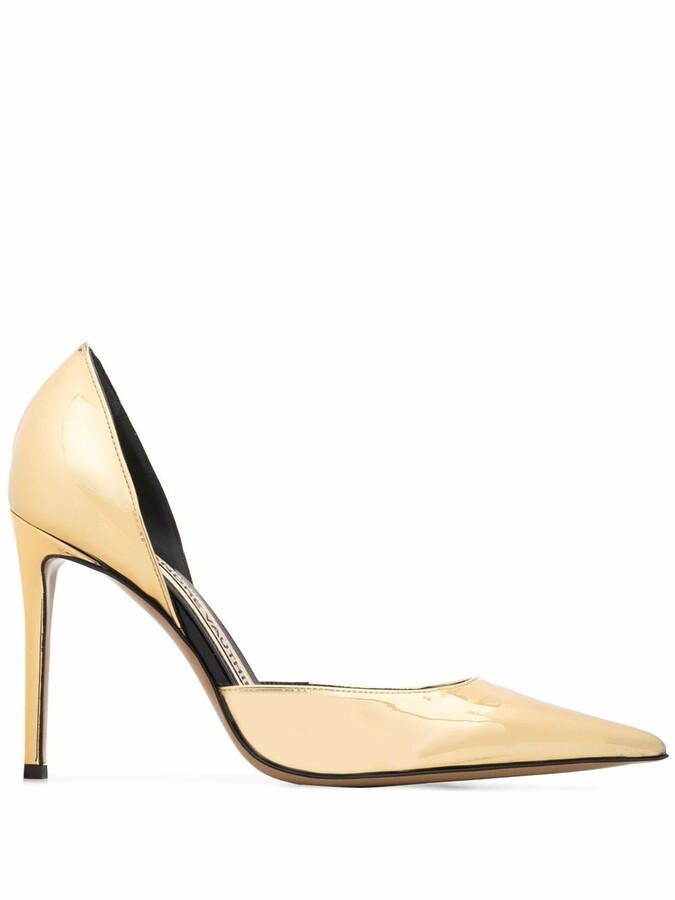 yellow gold heels