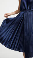 Thumbnail for your product : Vince Mixed Pleat Skirt