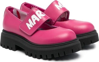 Marni Kids Chunky Logo-Print Loafers