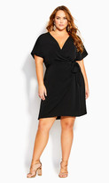 Thumbnail for your product : City Chic Seasonal Tie Dress - black