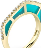 Thumbnail for your product : Andy Lif 18kt gold diamond Cobra ring
