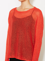 Thumbnail for your product : Eileen Fisher Linen Ballet Neck Sweater