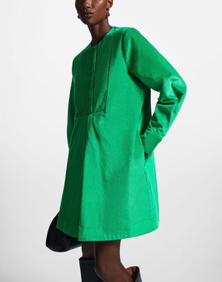 COS Mini Dress Green - ShopStyle