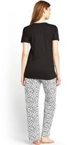 Thumbnail for your product : Sorbet Pyjamas - Black Floral
