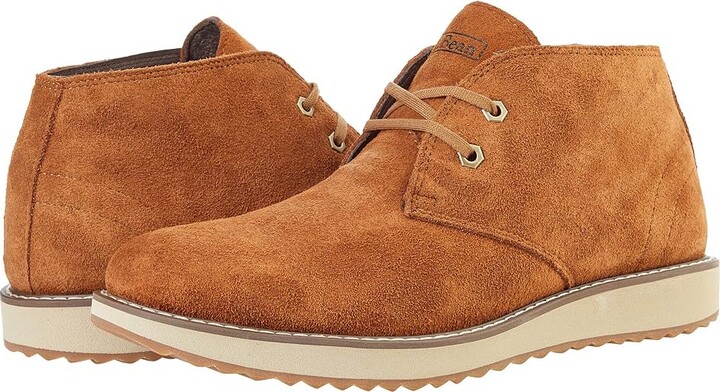 L.L. Bean Stonington Chukka Boots Suede (Saddle) Men's Shoes - ShopStyle
