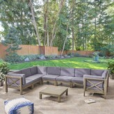 Thumbnail for your product : Highland Dunes Outdoor 9 Piece Sectional Seating Group