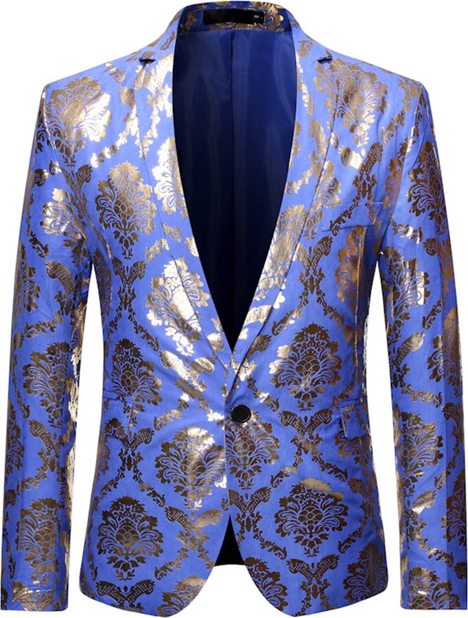 mens glitter jacket uk