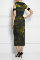Thumbnail for your product : Christopher Kane Printed stretch-jersey midi dress