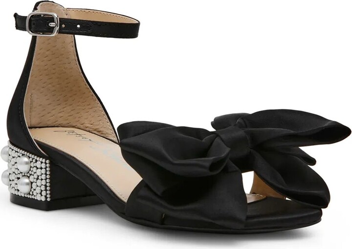 Betsey Johnson Sasha Girls Embellished Thong Ankle Strap