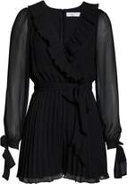 Thumbnail for your product : Ali & Jay Hollywood or Bust Long Sleeve Pleated Chiffon Romper