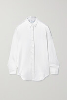 Boy Silk-satin Shirt - White 