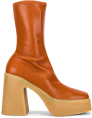 gum sole platform sneakers