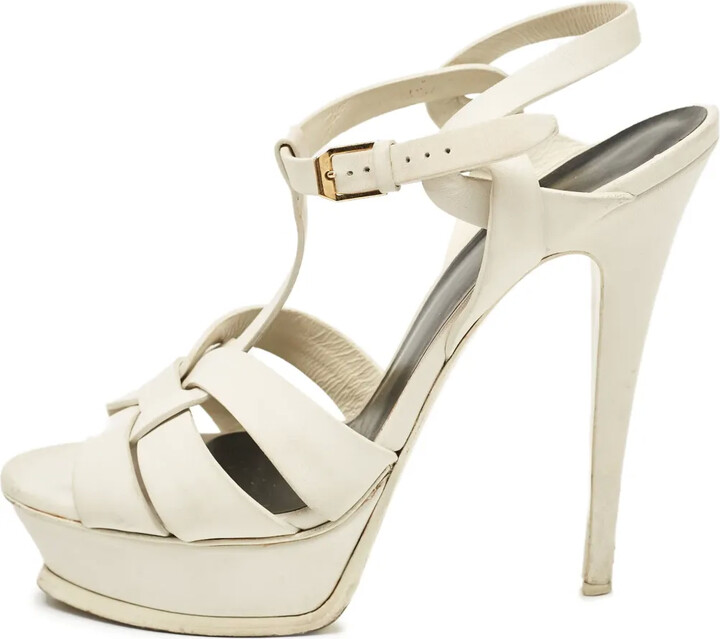 Saint Laurent Pre-Owned 140mm Tribute sandals
