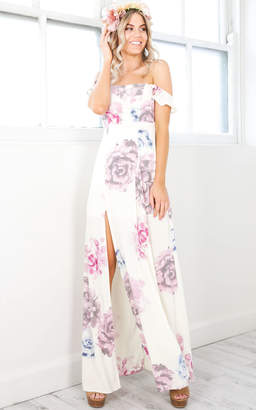 Showpo Summer Styling maxi dress in pink floral