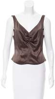 Thumbnail for your product : Naeem Khan Sleeveless Gathered Top
