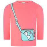 Thumbnail for your product : Moschino MoschinoBaby Girls Fuchsia Bag Print Jersey Top