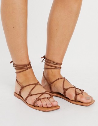 London Rebel Strappy Heeled Sandals - ShopStyle