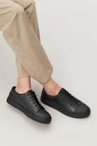 Thumbnail for your product : COS RUBBER-DETAIL LEATHER SNEAKERS