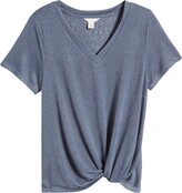 Thumbnail for your product : Caslon Twist Hem V-Neck T-Shirt