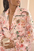 Thumbnail for your product : Karen Mabon One Night in Vegas Long-Sleeve Pajama Set