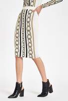 Thumbnail for your product : Next Womens River Island Cream Chain Print Skirt