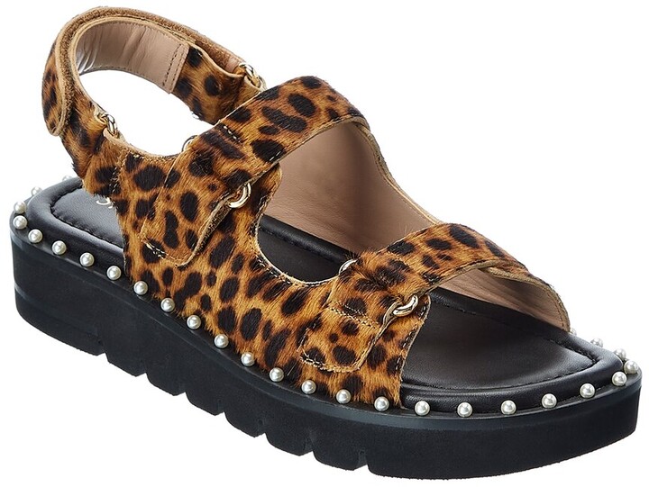 Stuart Weitzman Zoe Lift Haircalf Sandal