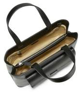 Thumbnail for your product : Armani Collezioni Open Top Leather Satchel