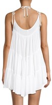 Thumbnail for your product : Elan International Crinkle Tie-Shoulder Coverup Dress