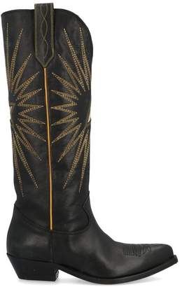 Golden Goose Embroidered Boots