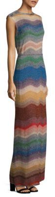 Missoni Ombre Wave Knit Gown
