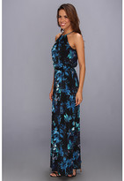 Thumbnail for your product : Vince Camuto Printed Halter Maxi Dress
