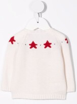 Thumbnail for your product : La Stupenderia Star-Intarsia Cashmere Cardigan