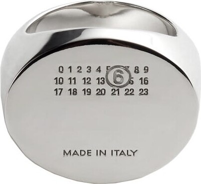 MM6 MAISON MARGIELA numeric Signet Ring