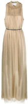 Thumbnail for your product : Fabiana Filippi Belted Lurex Maxi Dress