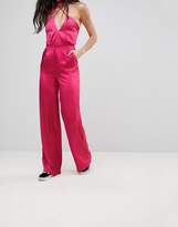 Thumbnail for your product : Glamorous Tall Wide Leg Trousers In Satin