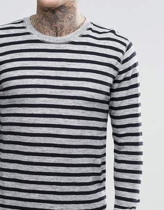 Minimum Striped Long Sleeve T-Shirt